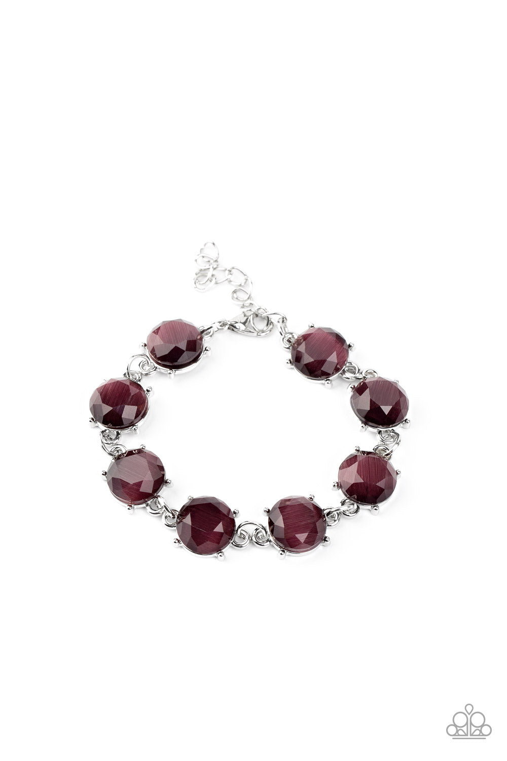 Ms. GLOW-It-All - Purple bracelet