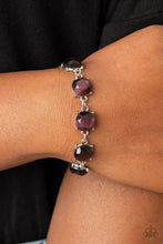 Load image into Gallery viewer, Ms. GLOW-It-All - Purple bracelet
