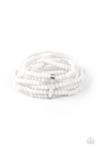 Thank Me LAYER - White bracelet