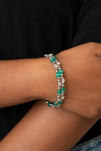 Load image into Gallery viewer, Ethereally Entangled - Green bracelet

