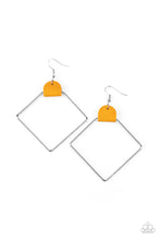 Load image into Gallery viewer, Friends of a LEATHER - Yellow earring

