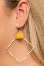 Load image into Gallery viewer, Friends of a LEATHER - Yellow earring
