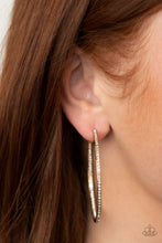 Load image into Gallery viewer, Marquee Magic - Gold earring
