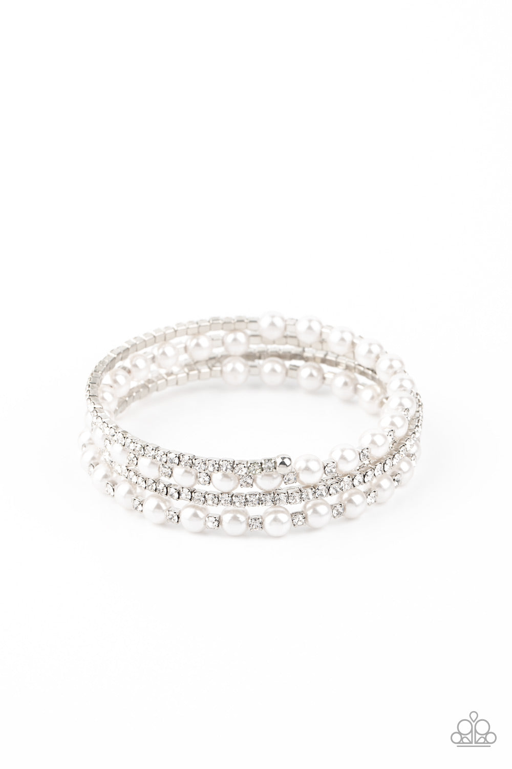 Starry Strut - White bracelet