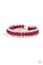 Load image into Gallery viewer, Glam-ified Fashion - Red Bracelet
