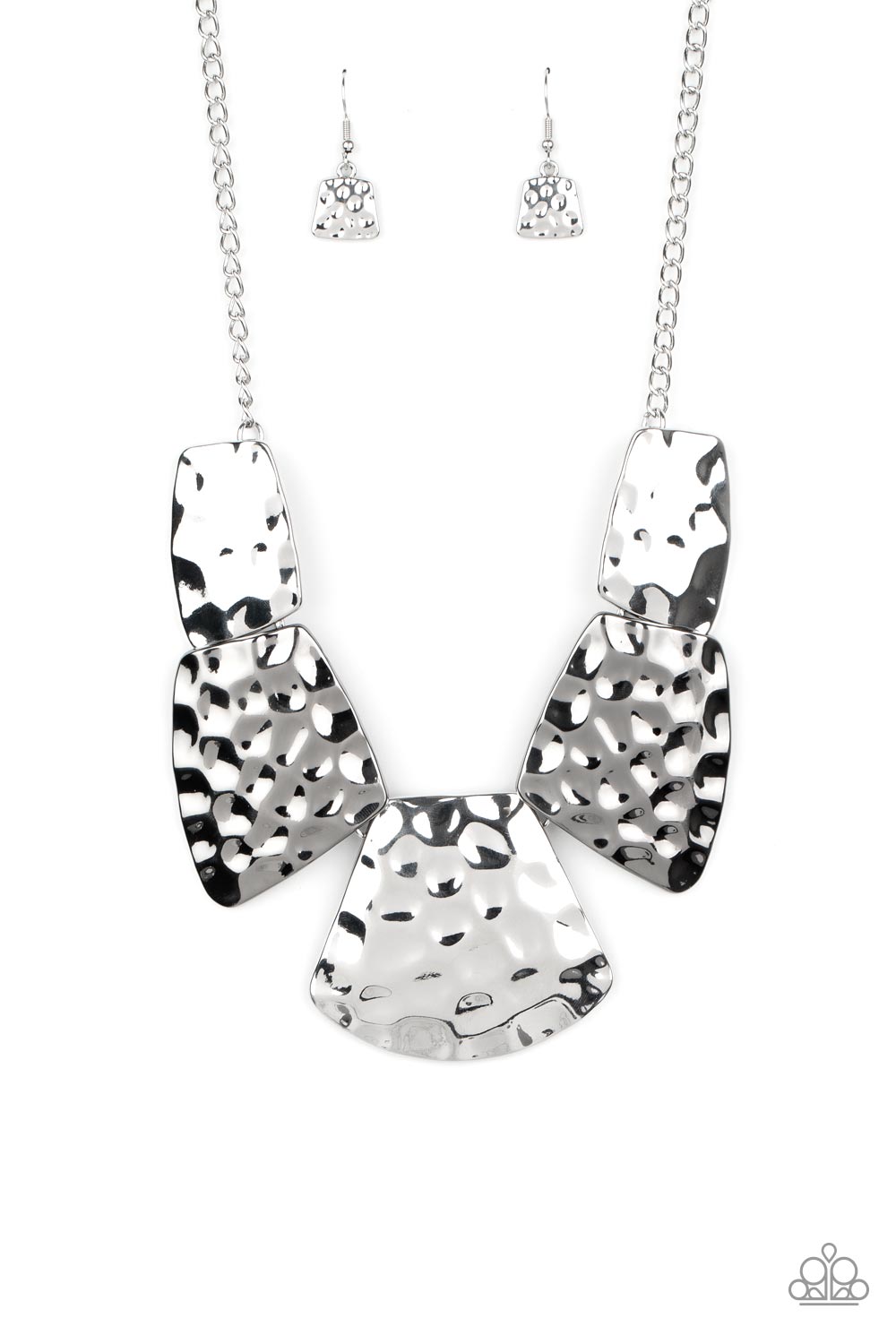 HAUTE Plates - Silver necklace