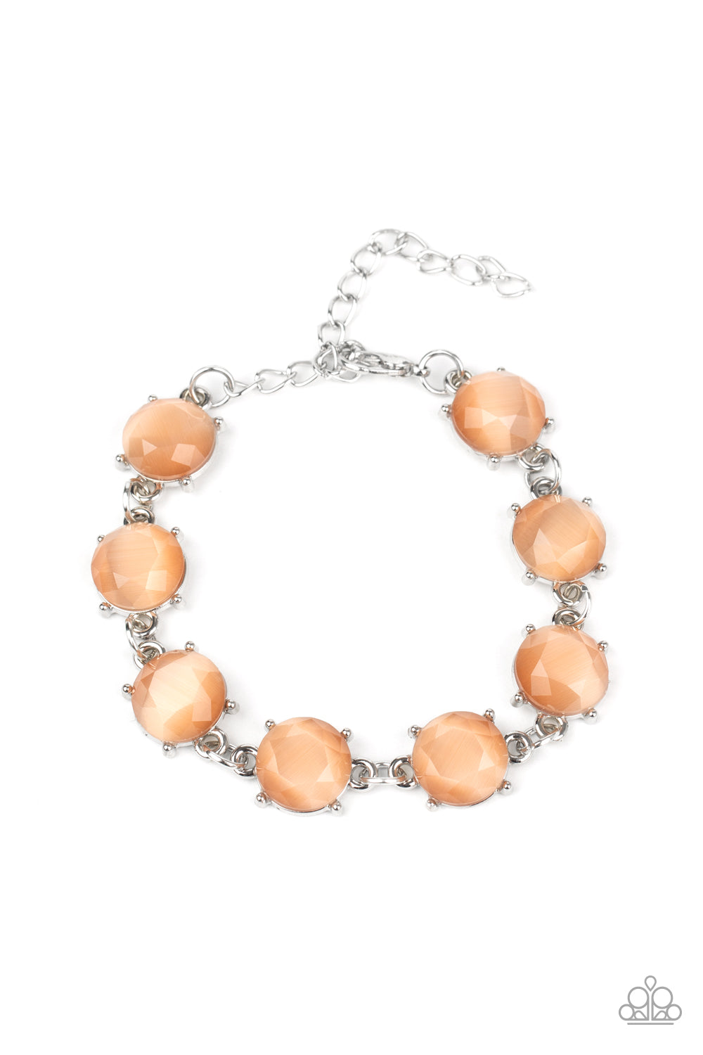 Ms. GLOW-It-All - Orange bracelet