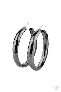 Check Out These Curves - Black earring