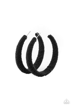 Load image into Gallery viewer, TWINE and Dine - Black earring
