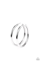 Load image into Gallery viewer, Curve Ball - Silver earring
