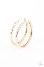 Load image into Gallery viewer, Curve Ball - Gold earring
