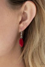 Load image into Gallery viewer, Two-Story Stunner - Red necklace
