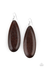 Load image into Gallery viewer, Tropical Ferry - Brown earring

