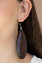 Load image into Gallery viewer, Tropical Ferry - Brown earring
