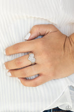 Load image into Gallery viewer, Heart of BLING - White ring

