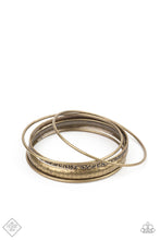 Load image into Gallery viewer, Get Into Gear - Brass bracelet fashion fix
