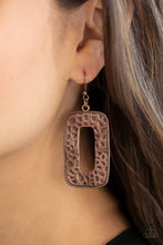 Load image into Gallery viewer, Primal Elements - Copper earring
