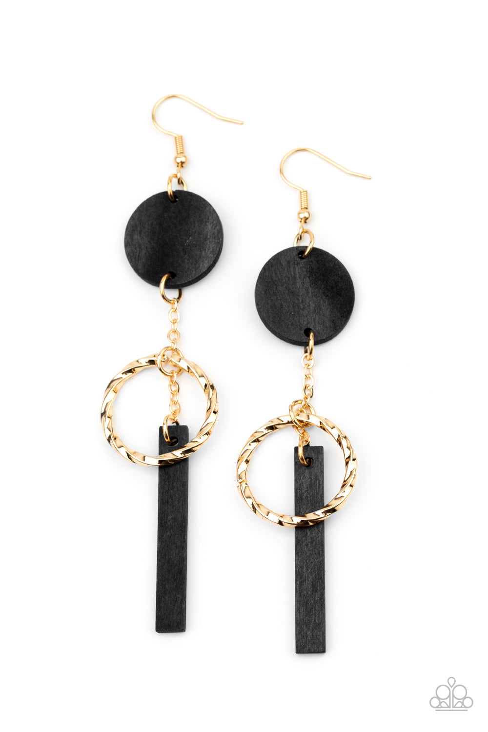 Raw Refinement - Black earring