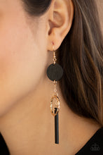 Load image into Gallery viewer, Raw Refinement - Black earring
