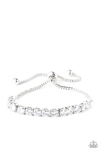 Red Carpet Rival - White bracelet