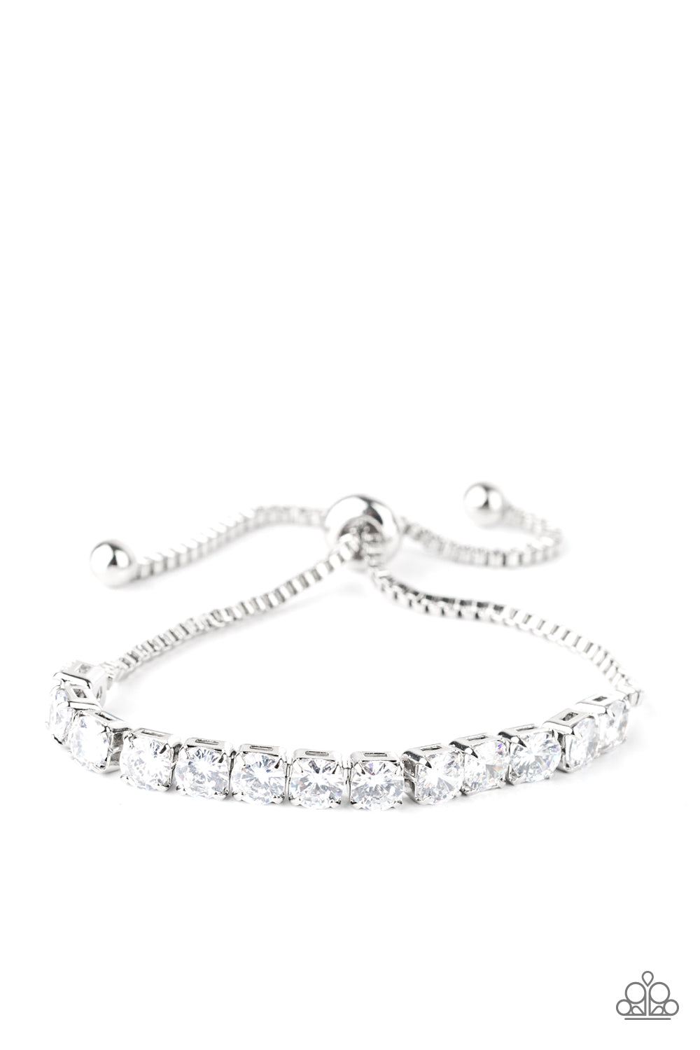 Red Carpet Rival - White bracelet