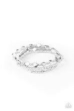Load image into Gallery viewer, Fashionably Faceted - Silver Bracelet
