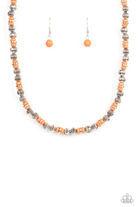 ZEN You Least Expect It - Orange necklace