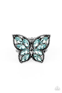 Fluttering Fashionista - Blue ring