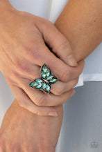 Load image into Gallery viewer, Fluttering Fashionista - Blue ring
