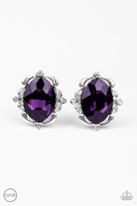 Regally Radiant Purple Earring