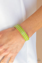 Load image into Gallery viewer, Life is WANDER-ful - Green bracelet
