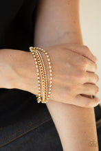 Load image into Gallery viewer, Brilliantly Beaming - Gold bracelet
