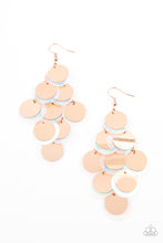 Load image into Gallery viewer, Sequin Seeker - Copper earring
