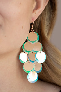 Sequin Seeker - Copper earring