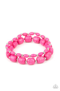 Colorfully Country - Pink bracelet