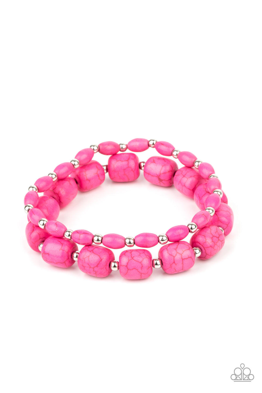 Colorfully Country - Pink bracelet
