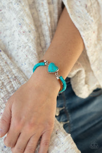 Charmingly Country - Blue bracelet