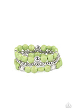 Load image into Gallery viewer, Desert Verbena - Green bracelet
