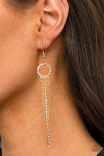 Load image into Gallery viewer, Pass The Glitter - Gold earring
