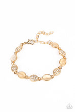 Load image into Gallery viewer, Stop and GLOW - Gold bracelet
