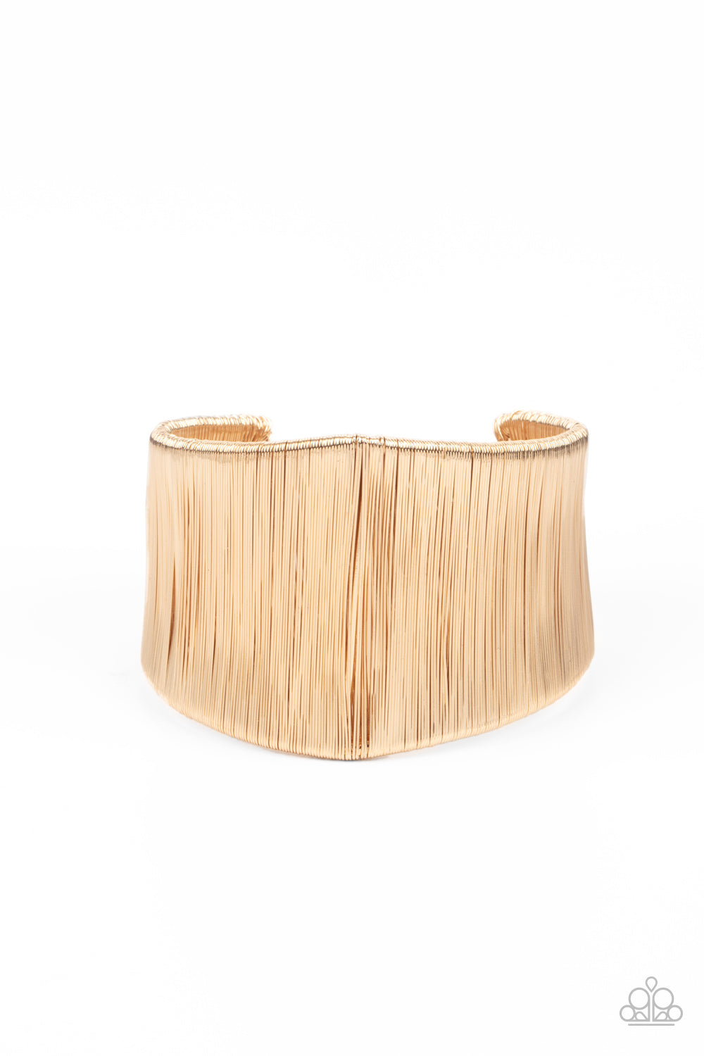 Hot Wired Wonder - Gold bracelet
