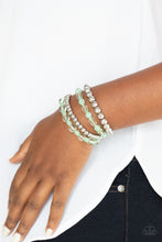 Load image into Gallery viewer, Delightfully Disco - Green bracelet
