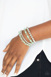 Delightfully Disco - Green bracelet