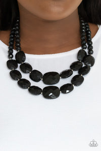 Resort Ready - Black necklace