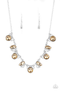 BLING to Attention - Brown necklace