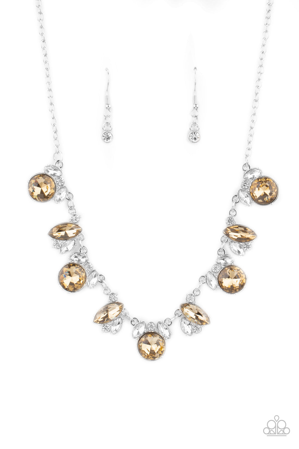 BLING to Attention - Brown necklace