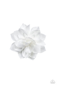 Gala Garden - White Hair Clip