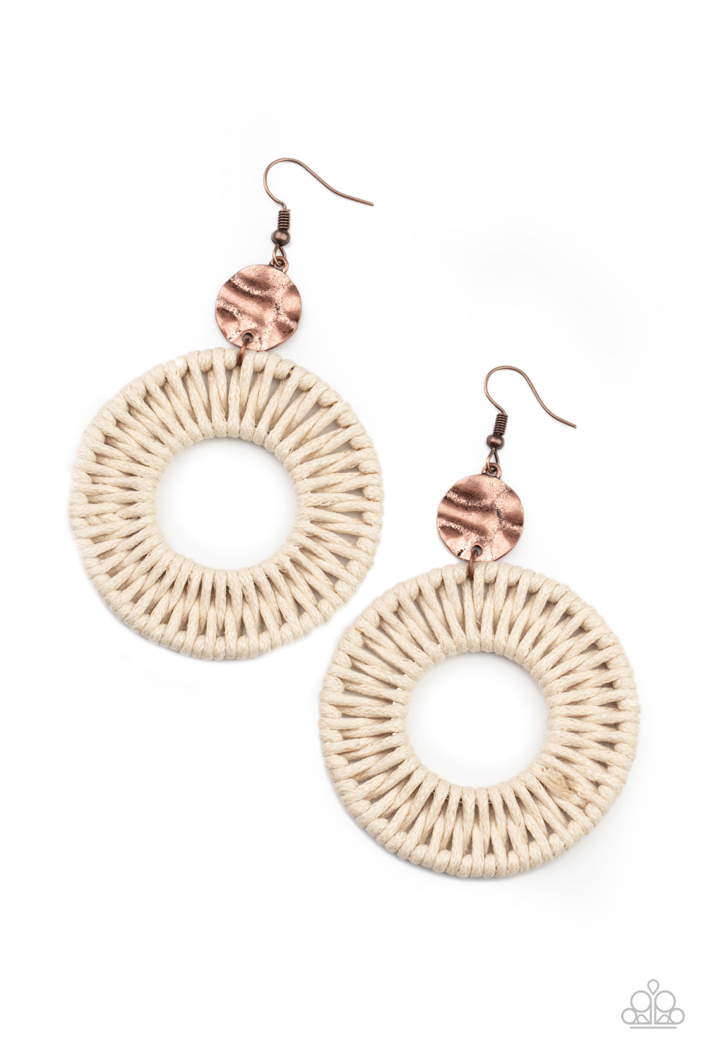 Total Basket Case - Copper earring