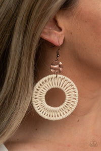 Total Basket Case - Copper earring