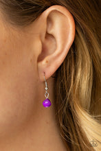 Load image into Gallery viewer, Staycation Status - Purple necklace
